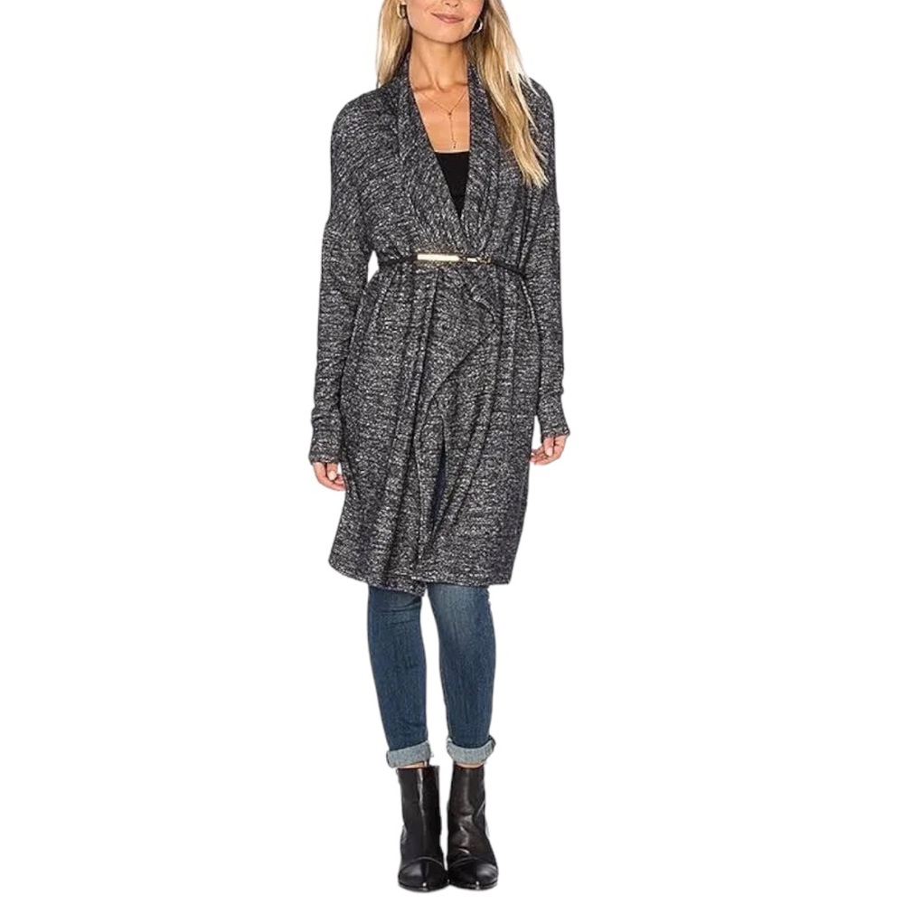 NWOT Velvet by Graham & Spencer Dejavu Draped Cardigan - Picture 1 of 9